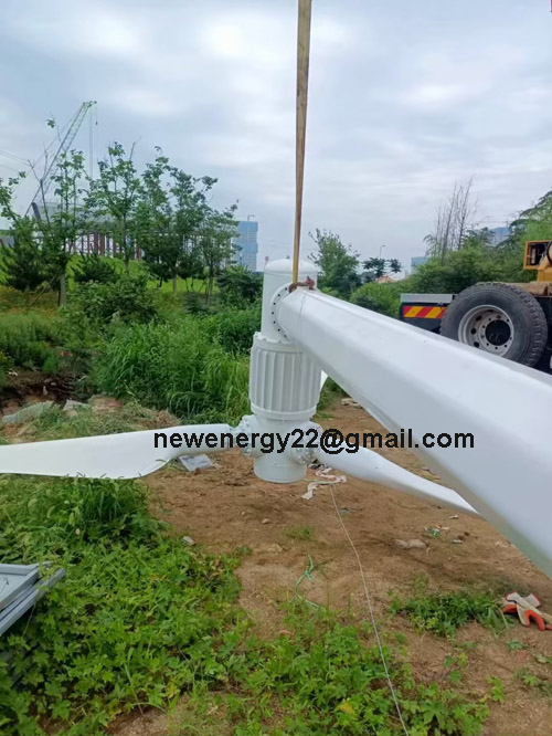 variable pitch wind turbine 5kw hydraulic tower