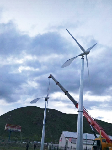 variable pitch wind turbine 5kw hydraulic tower