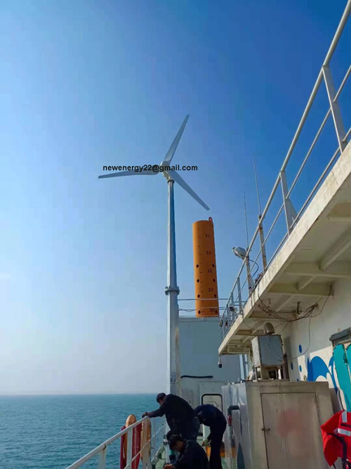 wind turbine solar hybrid 5kw project show