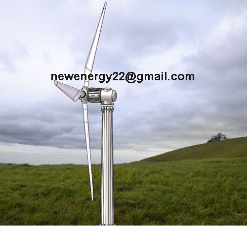 variable pitch wind turbine new design 100kw