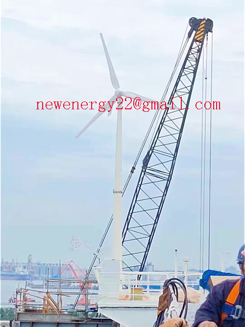 variable pitch wind turbine new design 5kw