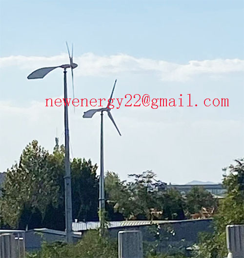 fixed pitch wind turbine new design 5kw