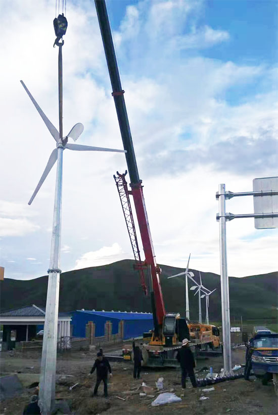 pitch control wind turbine generator 15kw